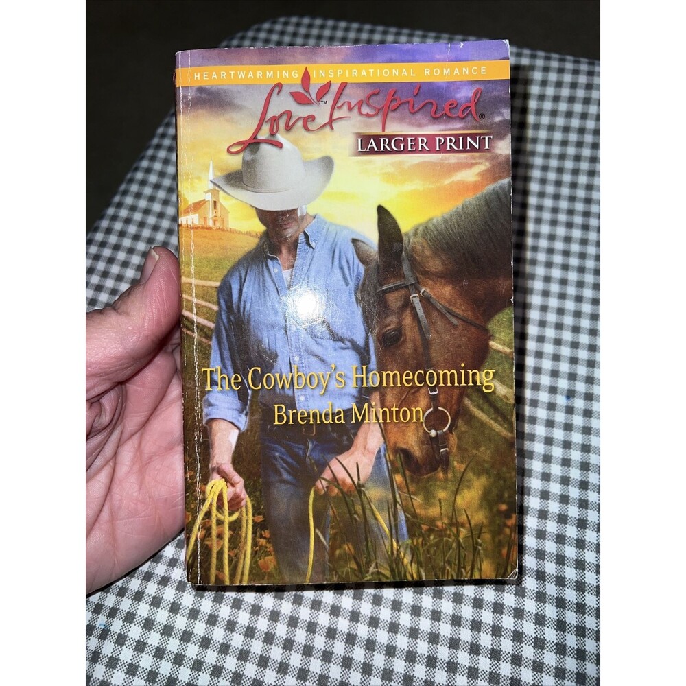 The Cowboy's Homecoming (Love Inspired Larger Print) By Minton, Brenda